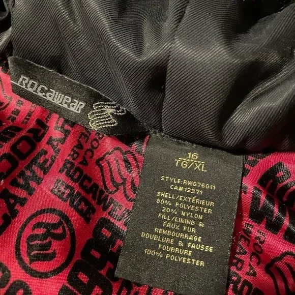 Rocawear bomber jacket kids 16/XL - Picture 3 of 4